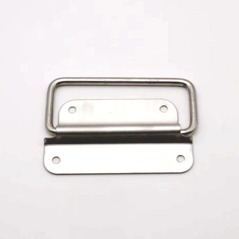 JaBoaRe Stainless Steel Chest Handle Toolbox Leather Suitcase Wooden Box