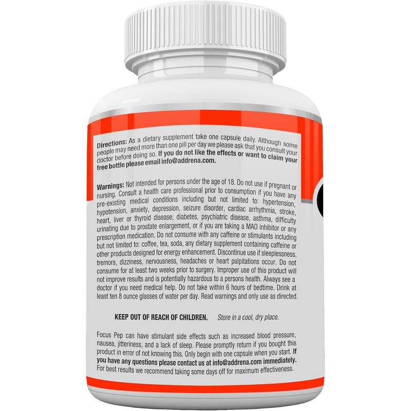 Focus Pep – Daily Energy & Mental Clarity Support with