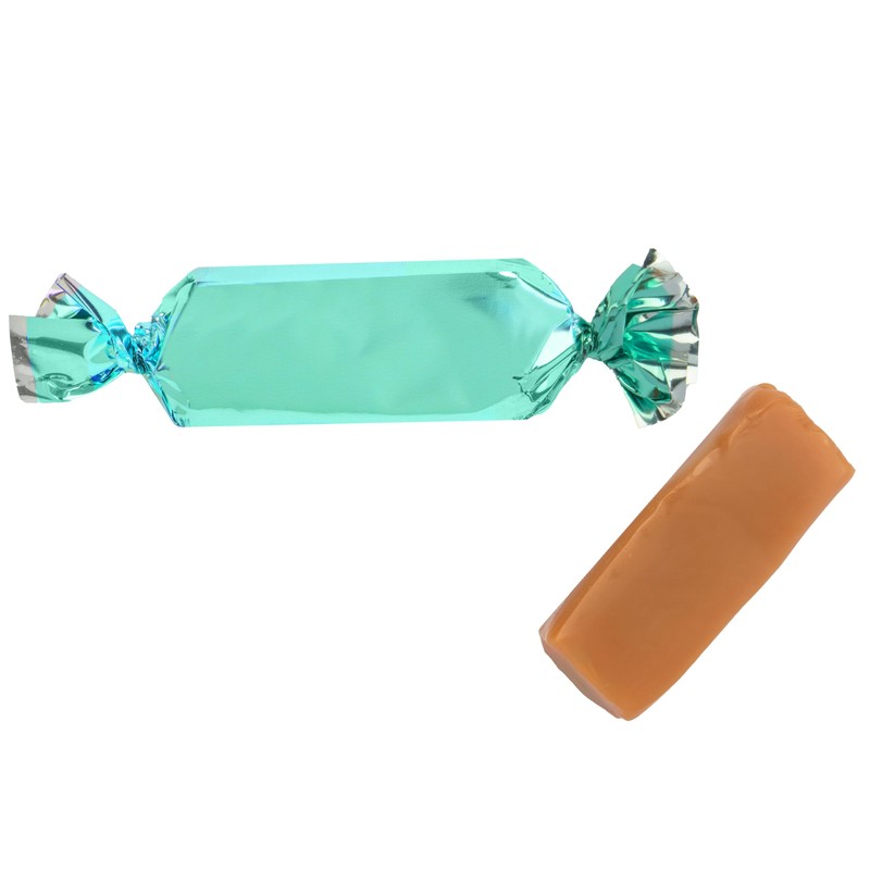 Candy Envy - Individually Wrapped Caramels - Turquoise Wrapper -