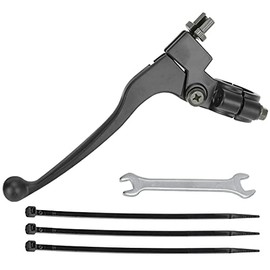 FVRITO Left Brake Clutch handle Lever perch for 196cc 6.5HP Massimo MB200 Baja Heat Warrior MB165 MB200 Hensim TrailMaster Doodle Bug Blitz Dirt Bug 97cc DB30 Motovox MBX10 MBX11 Mini Bike Motorsports