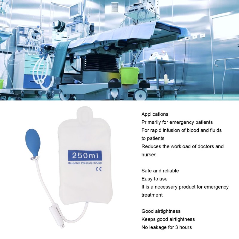 Pressure Infusion Bag Professional Medical Leakage Proof IV Fluids Cuff
