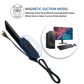 Huasheng Suda WiFi 6e Antenna 2T2R Dual Band 2.4G/5G/6G Replacement for ASUS ROG Strix B560 B660 Z490 Z590 Z690 X570 H610 H670 M13H M12 M11 Motherboard Card Wireless Network Router Laptop WiFi Antenna