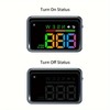 KWHUD Universal Car HUD Head-Up Display – Digital Speedometer, MPH