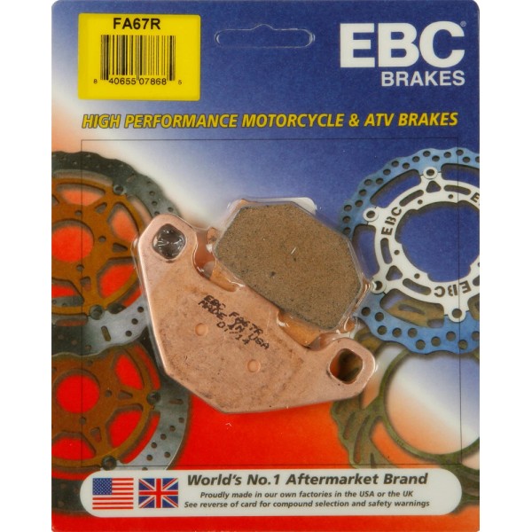 EBC FA67R R Series Long Life Sintered Brake Pads Front