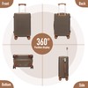 Hulsin Carry on Luggage with Spinner Wheels, 22x14x9 Airline Approved