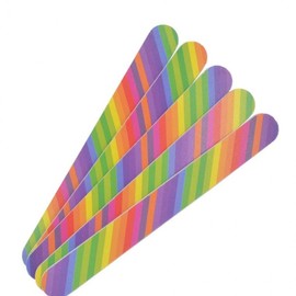 Color Full Buffer Rainbow Color Professional Nail File Acrylic Gloss Color Full Buffer P5160 100ea