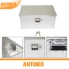 ANTUKO 20 Inch Heavy Duty Aluminum Tool Box Silver Replacement