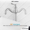 gotonovo Single Handle Vessel Sink Faucet 360° Swivel Bathroom Faucet
