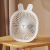 3 Speeds Mini Desk Fan with Light Portable Hanging Folding
