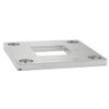 Stainless Steel Square Post Base Welded Plate for 1-1/2" x