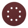 BOOMET Sandpaper Velcro Sanding Discs 125 mm 8 Hole Sets