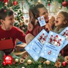 Christmas Party Game Scratch Off, Snowflakes, Find The Snowman Easy