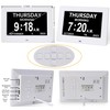 Golony 7" Large Digital Day Dementia Clock for Seniors, Medication