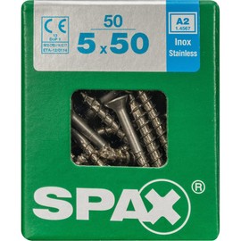 Spax Screws Univ Tftx France A2 5 x 50 BTE 50