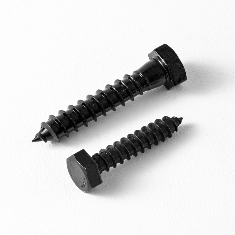 3/8×2'' (10 Pack) Hex Head Lag Screws Bolts with Washers,