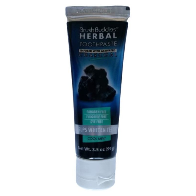 Brush Buddies Herbal Toothpaste Cool Mint 3.5 oz (99 g)