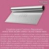 Espátula Raspador Alisador Repostería Cortador Masa 22cm