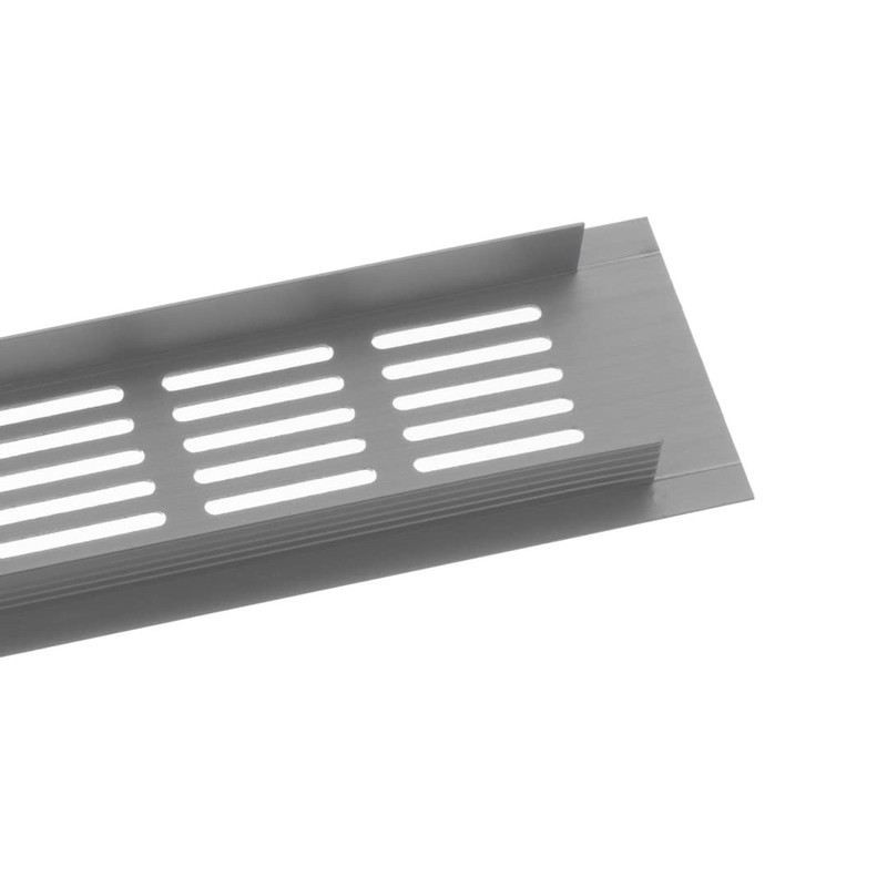 60x300mm Air Vent Cover - Aluminium Ventilation Grille - Silver