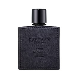 RAYHAAN Dark Leather for Men Eau de Parfum Spray, 3.4 Ounce