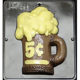 Large Beer Mug Chocolate Candy Mold 548