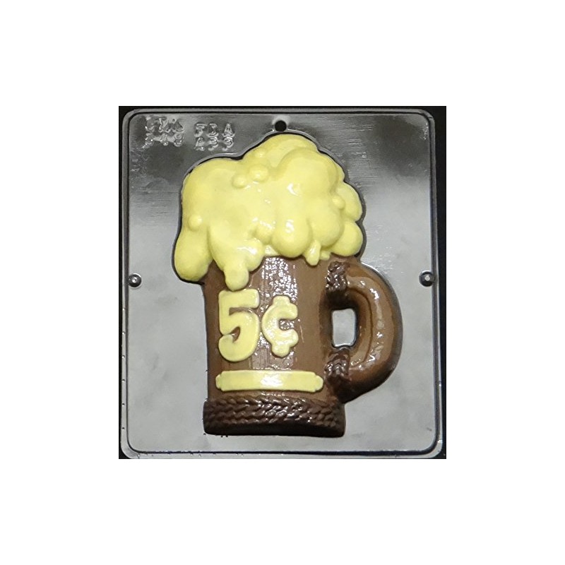 Large Beer Mug Chocolate Candy Mold 548