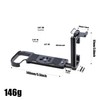 Hersmay Vertical Stand Quick Release L Bracket Plate for Nikon