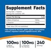 Nutricost Caffeine with L-Theanine, 100mg of Each, 240 Capsules, 240