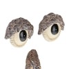 Relaxdays Tree Face 4-Piece Tree Trunk Decoration, for Hanging, Tree