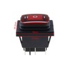 VGOL 2PCS Rocker Toggle Switch Red LED Light 3 Position