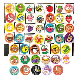 Trend 45 Trend Scratch & Sniff Retro Stickers. One of Each, No duplicates