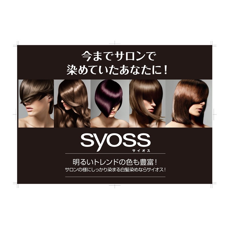 Syoss Hair Color Cream, Hair Dye, Fragrance-Free, Additive-Free, 3A Ash
