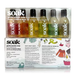 Soak Box Sampler Travel Set (6 Pack of 3 oz. bottles),Assorted