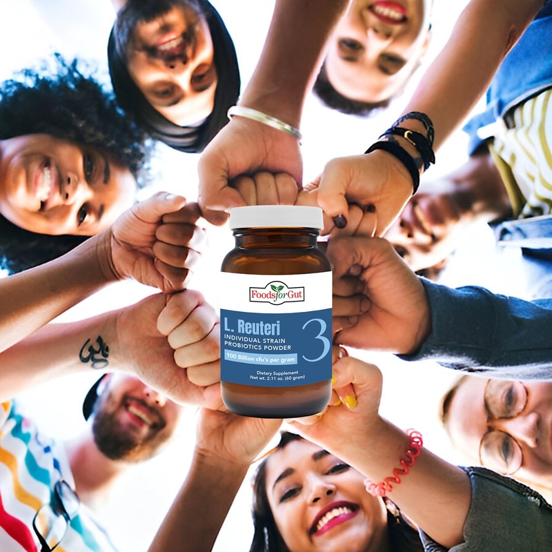 Foods For Gut Lactobacillus Reuteri SD-5865 Probiotic Powder 100 Billion