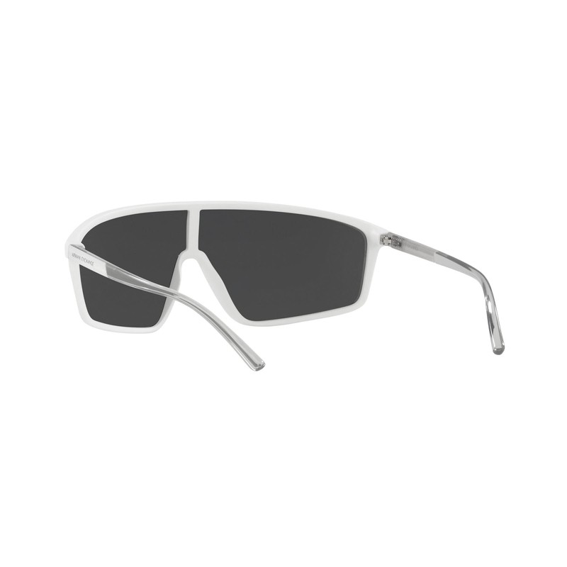 A|X Armani Exchange Men's AX4119S Rectangular Sunglasses, Grey Mirrored Silver,