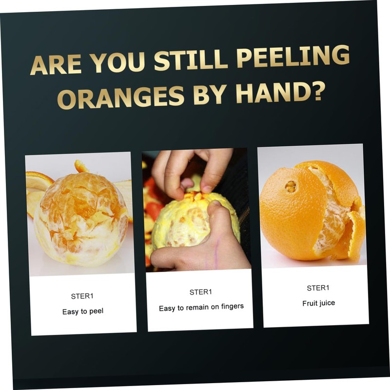 Cabilock 1Pc Fruit Peeling Tool Practical Citrus Peeler for Easy