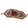 Emma Barclay Festive Tapestry Table Runner Gold & Red 72"
