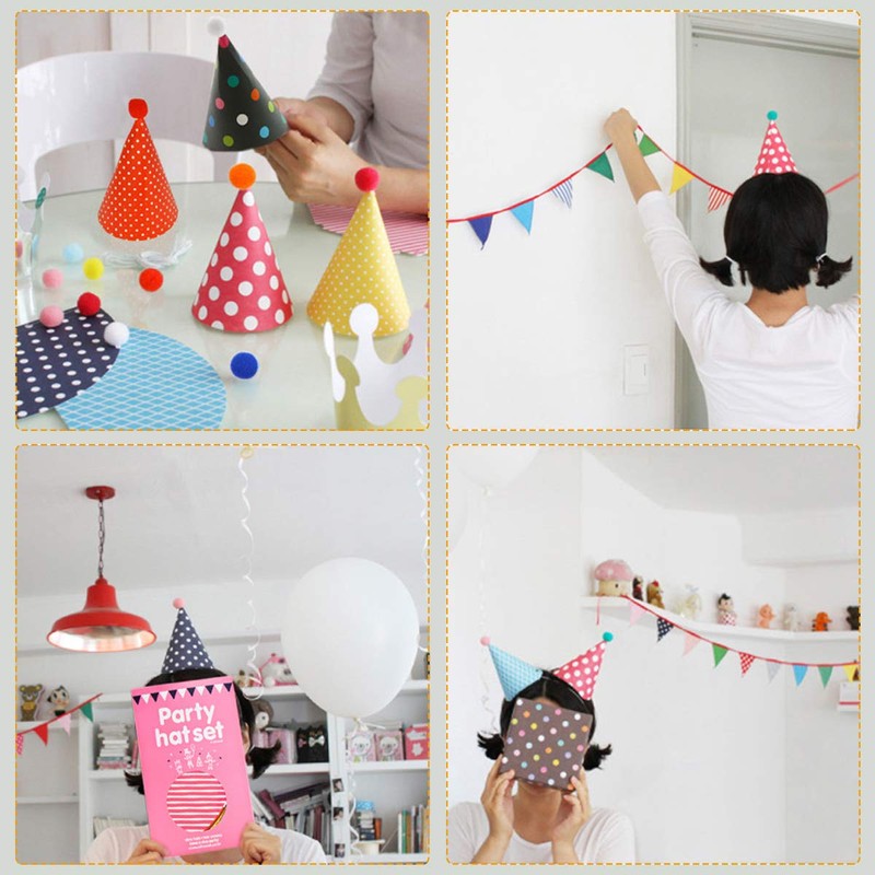 Mtsooning Birthday Hat, Party Hat, Triangular Hat, Crown, Birthday, Celebration,