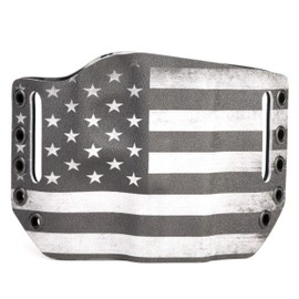 USA Black & White OWB Holster (Left-Hand, for Glock 43X)