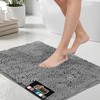 GORILLA GRIP Bath Rug Mat, Thick Soft Absorbent Chenille, Quick