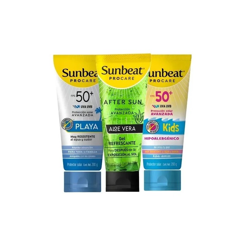 Kit Protección Solar Familia Sunbeat Procare