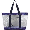 Eastsport Clear Bag Stadium Approved Clear Tote Bag with Zipper