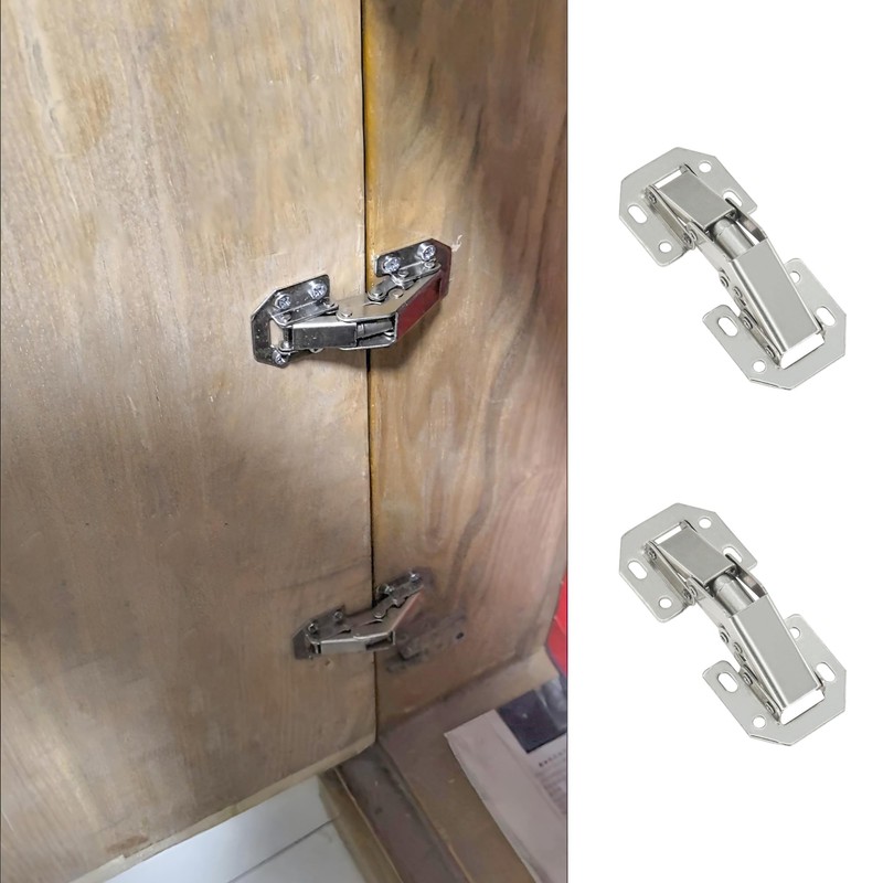 10-Pack 90 Degree Soft Close Cabinet Door Hinges (3-Inch)