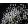 50 Clear Plastic 13mm Roman Blind Rings