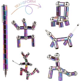 Cool Fidget Gel Pens, Fun Writing Ballpoint Pen, Birthday for Him Mens Unique Gadgets, Novelty Easter Basket Stuffers for Men Teenage Boys (Multicolor)