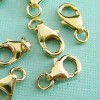 Unbranded 5pcs 8mm 14k yellow gold filled Lobster claw Clasp