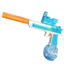 Best Toy For  Beach Water Blaster Toy Automatic Super Long Range Powerful:_White blue