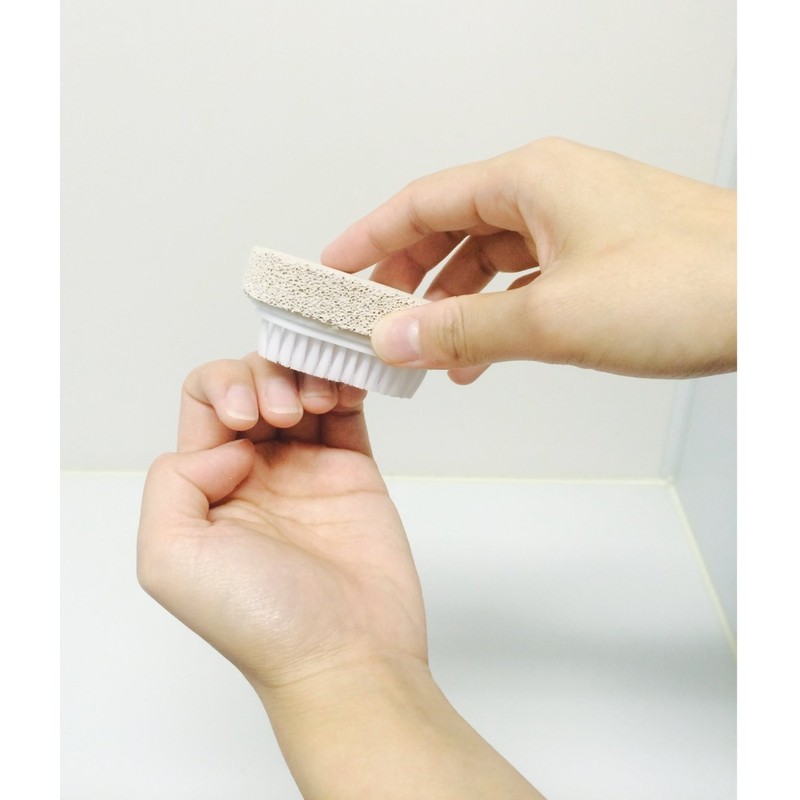 kikuronfain corneum Care Brush Pumice Brush with Brush and Toe