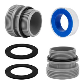 ArrogantF Hose Conversion Adapters Kit Compatible With Intex Coleman 4560 40mm to 1 1/2 Inch Conversion Kit for Hayward Intex Pool Hose Connector Pool Pump Sand Filter Above Ground Pools Part