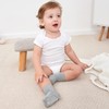ZAPLES Baby Non Slip Grip Crew Socks with Anti Skid