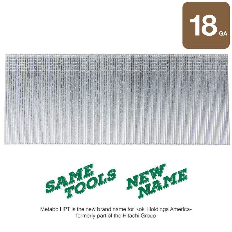 Metabo HPT 5/8 Inch 18 Gauge Brad Finish Nail |